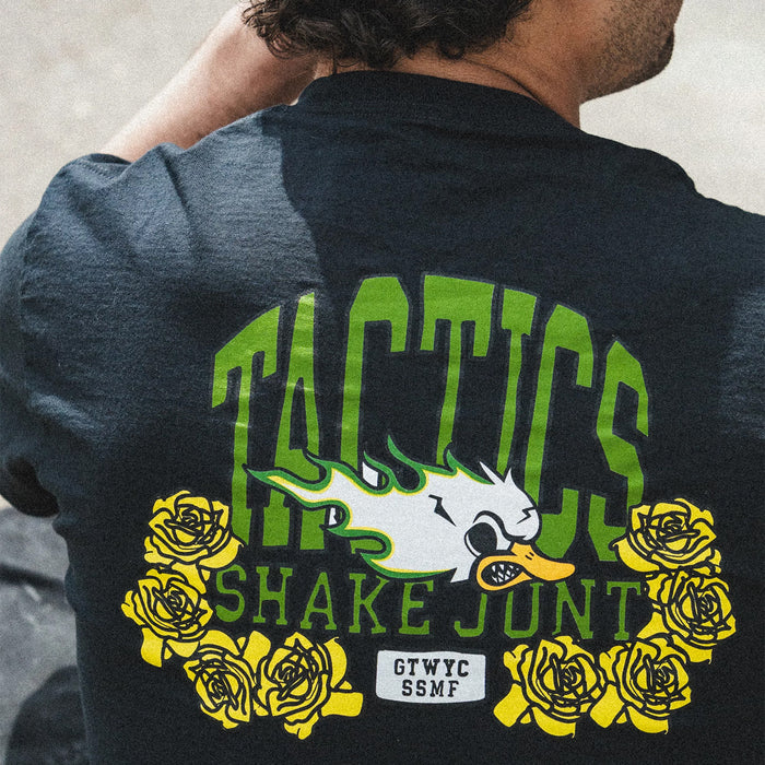 TACTICS(タクティクス)| TACTICS SHAKE JUNT X TACTICS T-SHIRT | スノーボード・スケートボードのTACTICS JAPAN