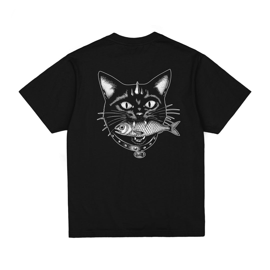 JACKER(ジャッカー)| BLACK SARDINE T-SHIRT / BLACK | スノーボード・スケートボードのTACTICS JAPAN