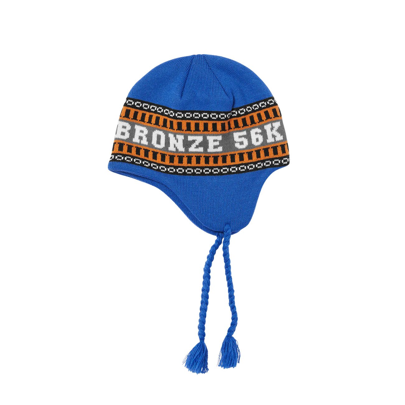 HUF X BRONZE56K FLAP BEANIE / BLUE