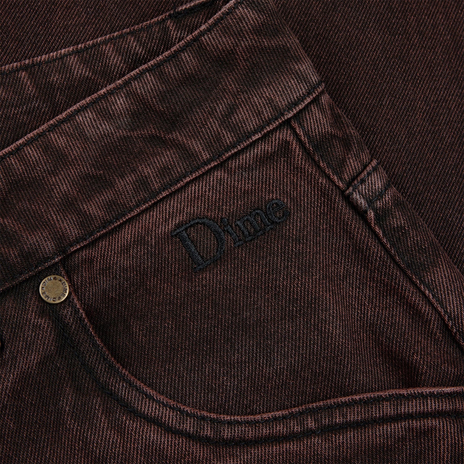 CLASSIC BAGGY DENIM PANTS / SANDBLASTED COPPER
