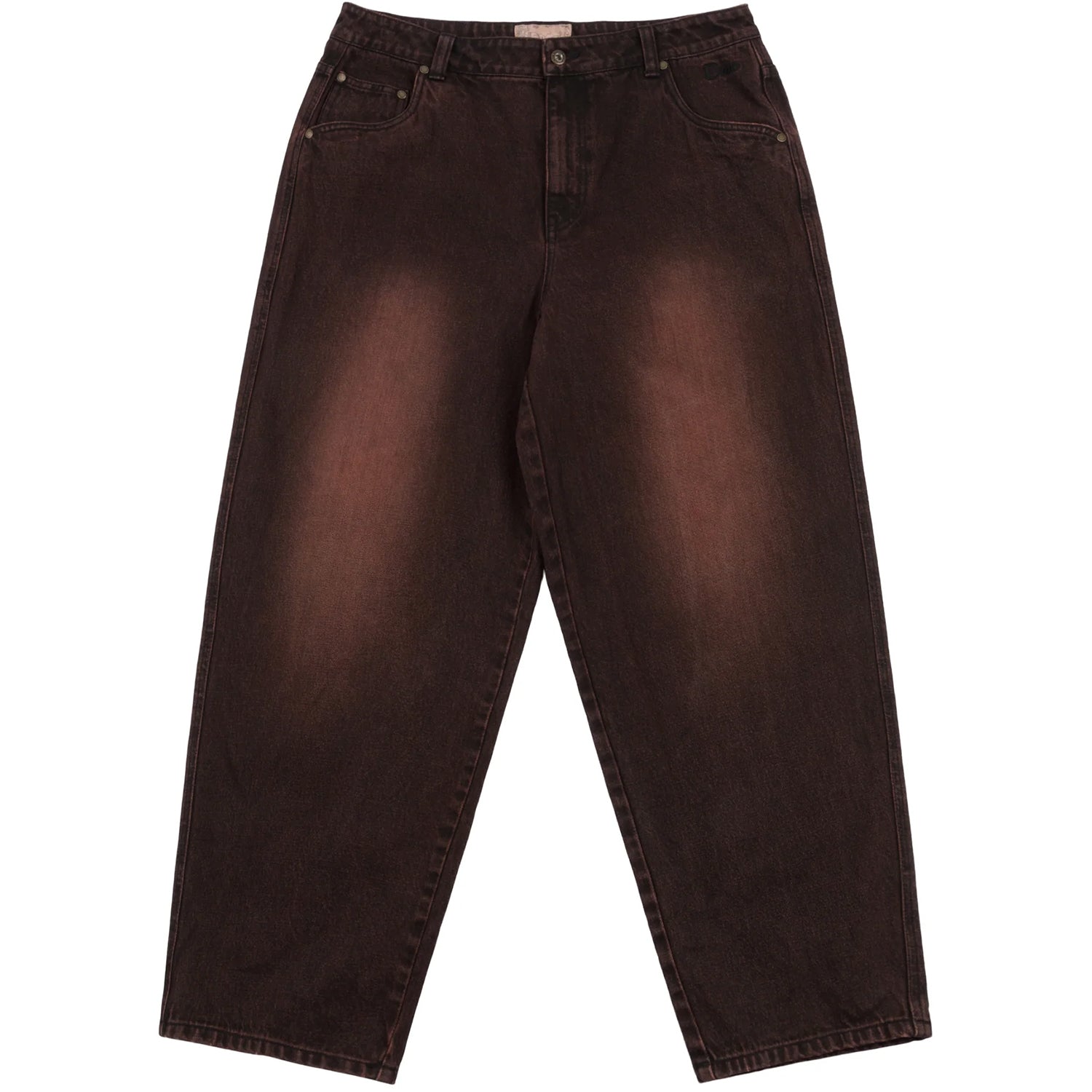 CLASSIC BAGGY DENIM PANTS / SANDBLASTED COPPER