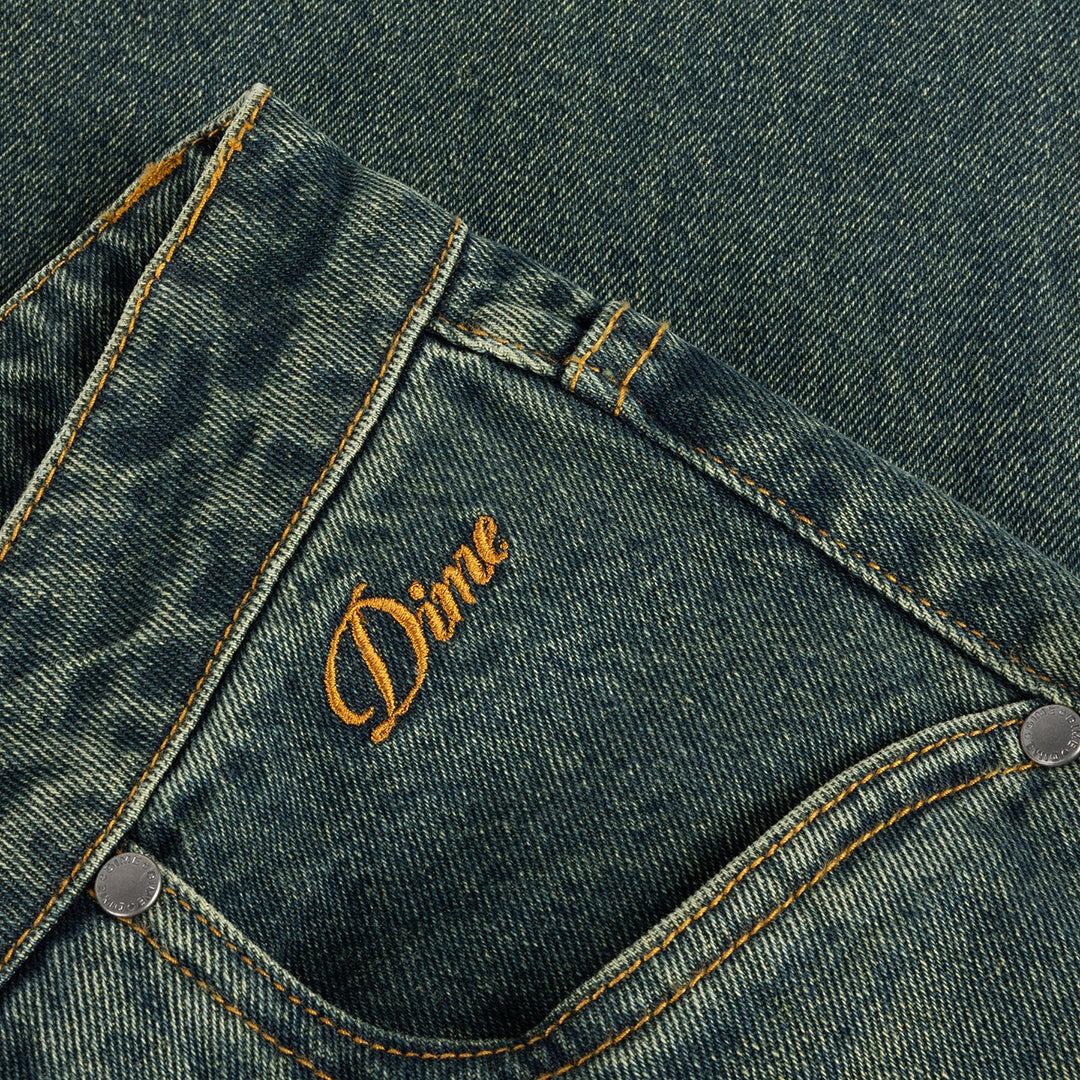 DIME MTL(ダイム モントリオール) | BAGGY DENIM PANTS / SANDBLASTED PINE | スノーボード・スケートボードのTACTICS JAPAN