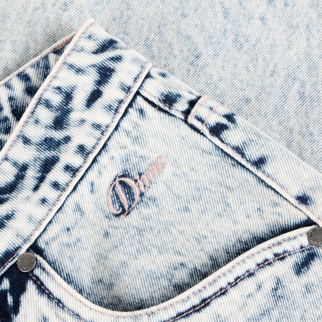 DIME MTL(ダイム モントリオール)| RELAXED DENIM PANTS / LINGT SNOW WASHED | スノーボード・スケートボードのTACTICS JAPAN