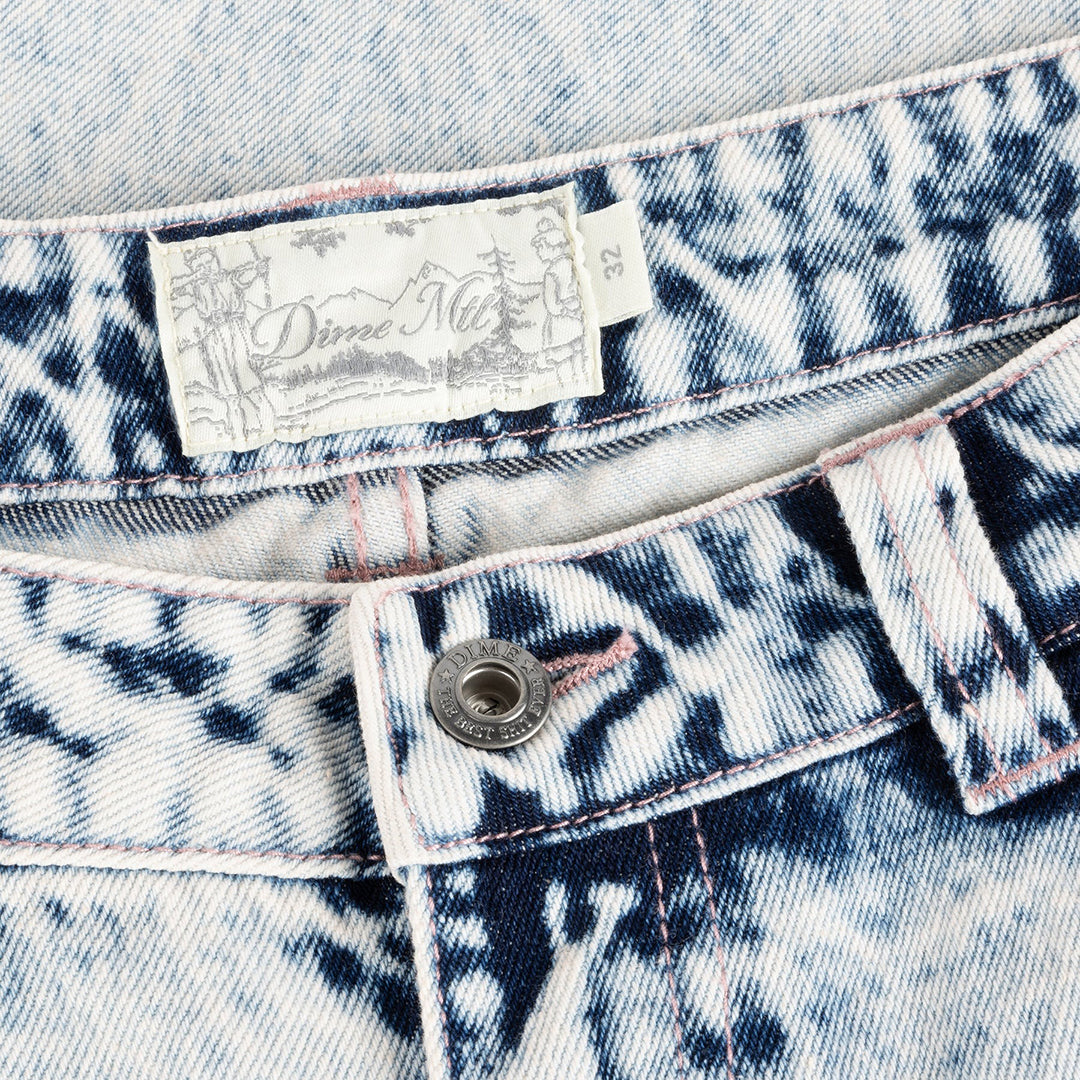 DIME MTL(ダイム モントリオール)| RELAXED DENIM PANTS / LINGT SNOW WASHED | スノーボード・スケートボードのTACTICS JAPAN