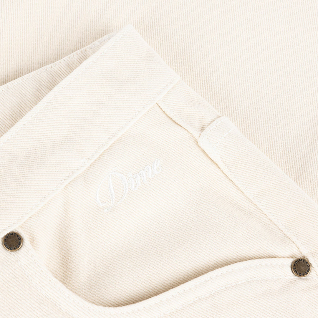 DIME MTL(ダイム モントリオール)| RELAXED DENIM PANTS / WARM WHITE | スノーボード・スケートボードのTACTICS JAPAN