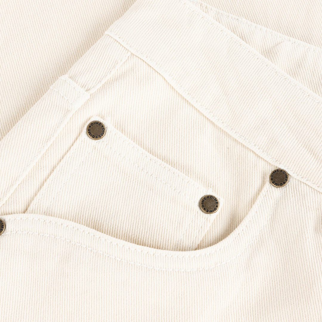 DIME MTL(ダイム モントリオール)| RELAXED DENIM PANTS / WARM WHITE | スノーボード・スケートボードのTACTICS JAPAN