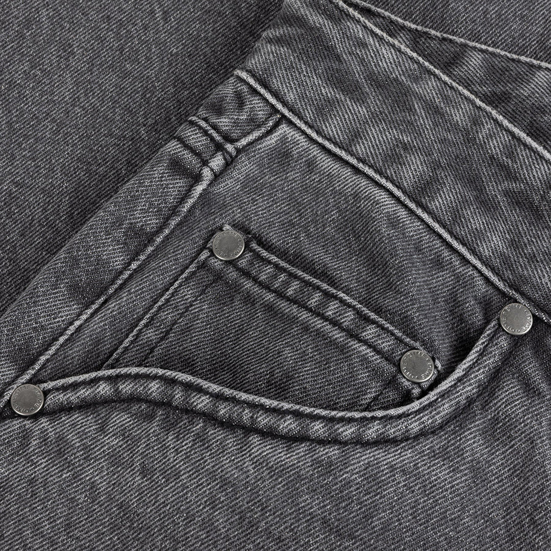 DIME MTL(ダイム モントリオール)| STRAIGHT DENIM PANTS / FADED BLACK | スノーボード・スケートボードのTACTICS JAPAN