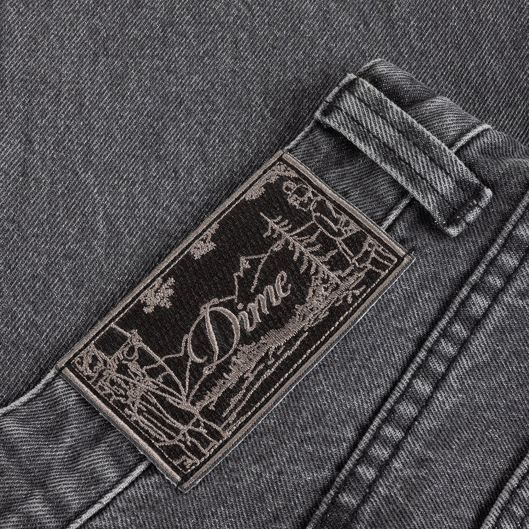 DIME MTL(ダイム モントリオール)| STRAIGHT DENIM PANTS / FADED BLACK | スノーボード・スケートボードのTACTICS JAPAN
