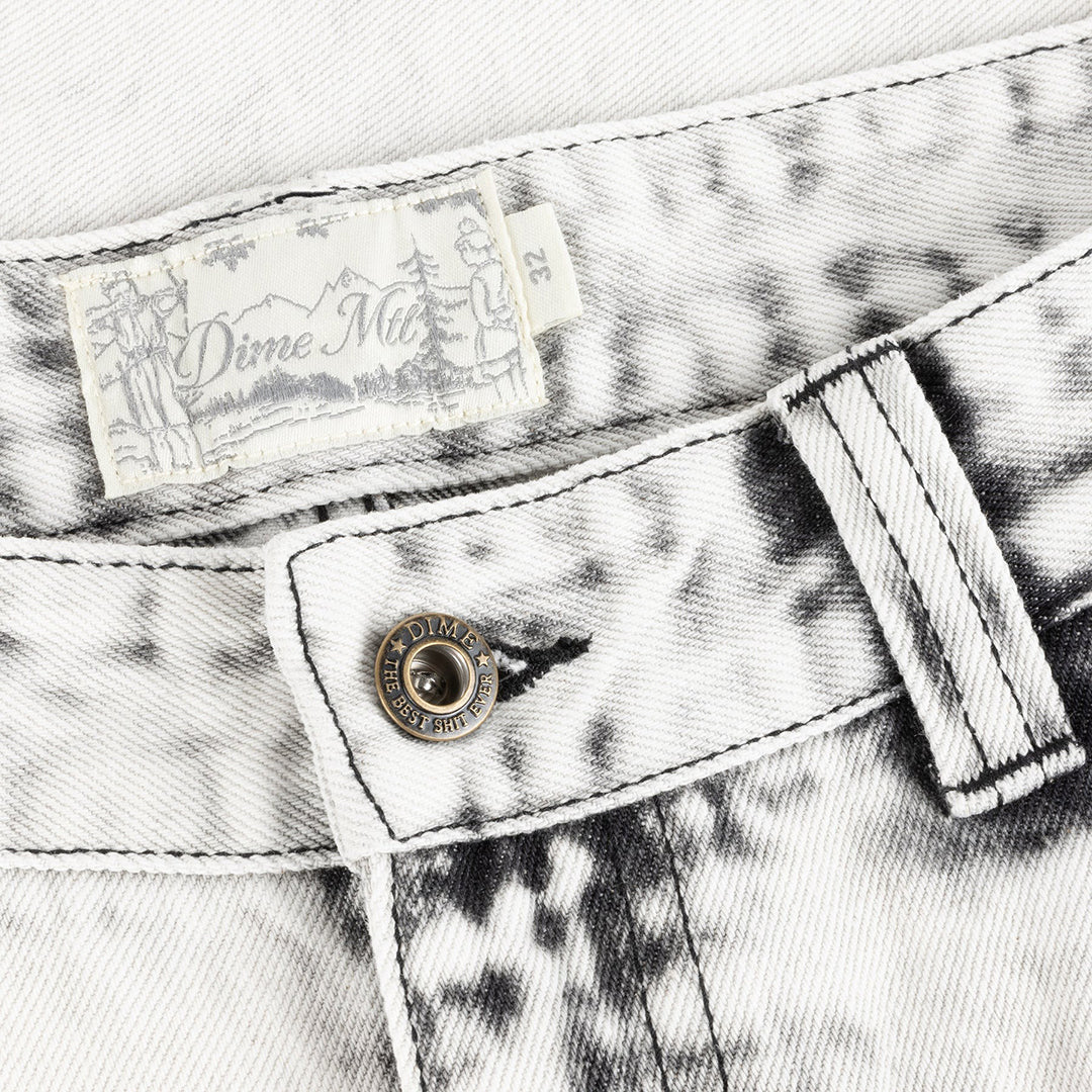 DIME MTL(ダイム モントリオール)| STRAIGHT DENIM PANTS / SMOKE WHITE | スノーボード・スケートボードのTACTICS JAPAN