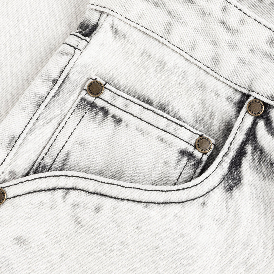 DIME MTL(ダイム モントリオール)| STRAIGHT DENIM PANTS / SMOKE WHITE | スノーボード・スケートボードのTACTICS JAPAN