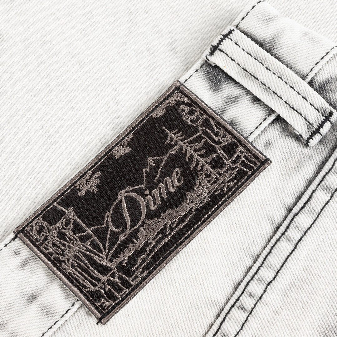 DIME MTL(ダイム モントリオール)| STRAIGHT DENIM PANTS / SMOKE WHITE | スノーボード・スケートボードのTACTICS JAPAN