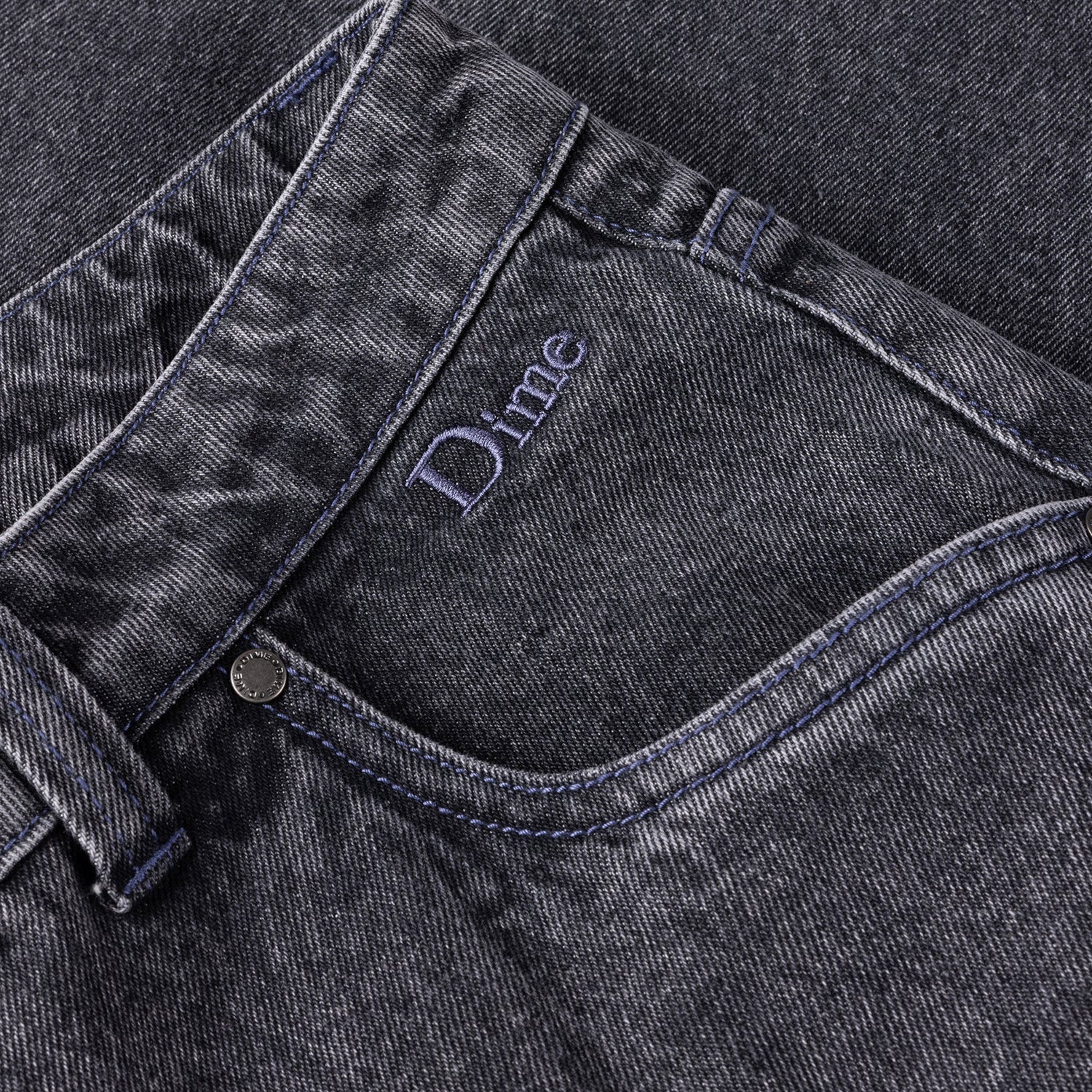 CLASSIC BAGGY DENIM PANTS / FADED BLACK