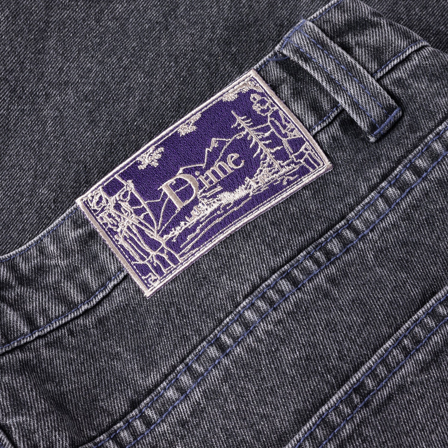CLASSIC BAGGY DENIM PANTS / FADED BLACK