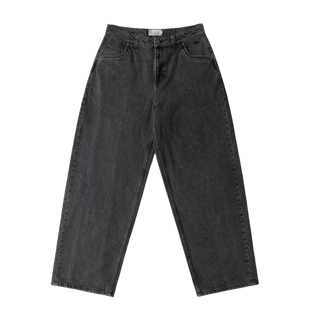 DIME MTL(ダイム モントリオール)| BAGGY DENIM PANTS / KNOWTOMATIC BLACK | スケートボード・スノーボードのTACTICS JAPAN