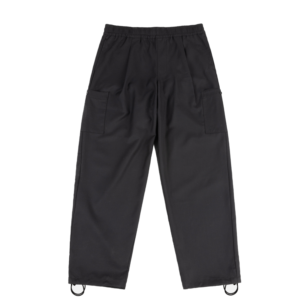 DIME MTL(ダイム モントリオール)| CARGO DRESSED PANTS / BLACK | スケートボード・スノーボードのTACTICS JAPAN