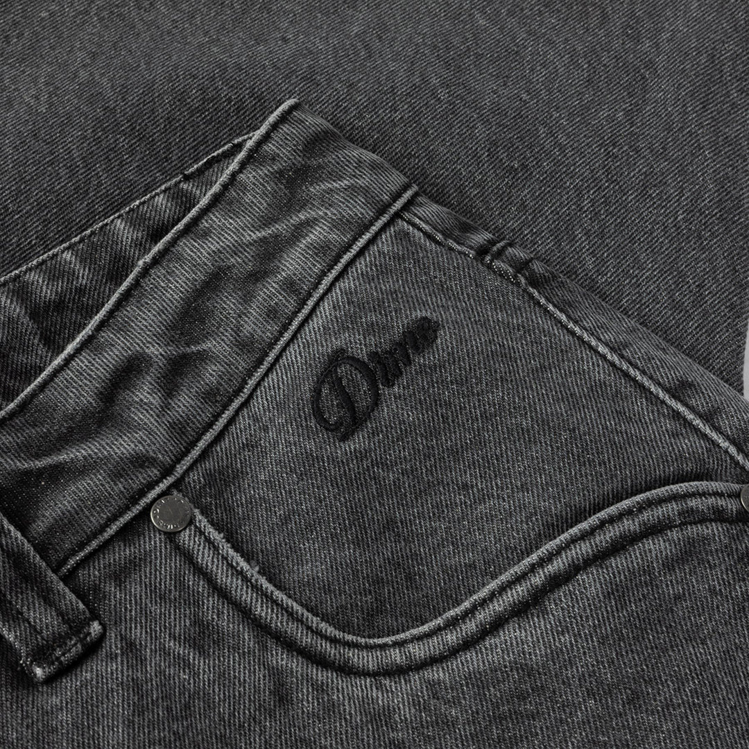 DIME MTL(ダイム モントリオール)| CLASSIC BAGGY DENIM PANTS / SANDBLASTED BLACK | スノーボード・スケートボードのTACTICS JAPAN