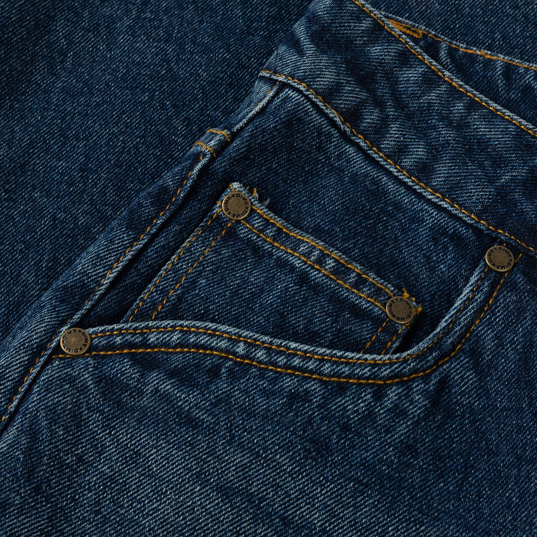 DIME MTL(ダイム モントリオール)| CLASSIC RELAXED DENIM PANTS / FADED INDIGO | スノーボード・スケートボードのTACTICS JAPAN