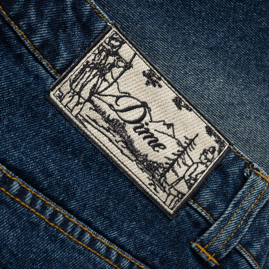 DIME MTL(ダイム モントリオール)| CLASSIC RELAXED DENIM PANTS / FADED INDIGO | スノーボード・スケートボードのTACTICS JAPAN