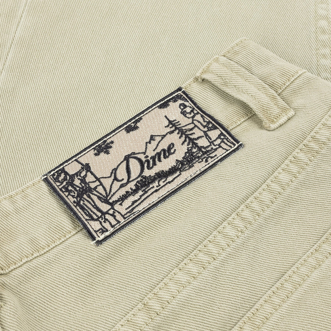DIME MTL(ダイム モントリオール)| CLASSIC RELAXED DENIM PANTS / KHAKI | スノーボード・スケートボードのTACTICS JAPAN