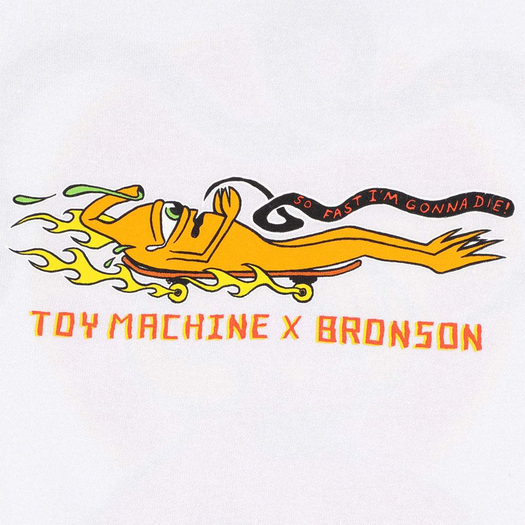 BRONSON x TOY MACHINE TEES / WHITE