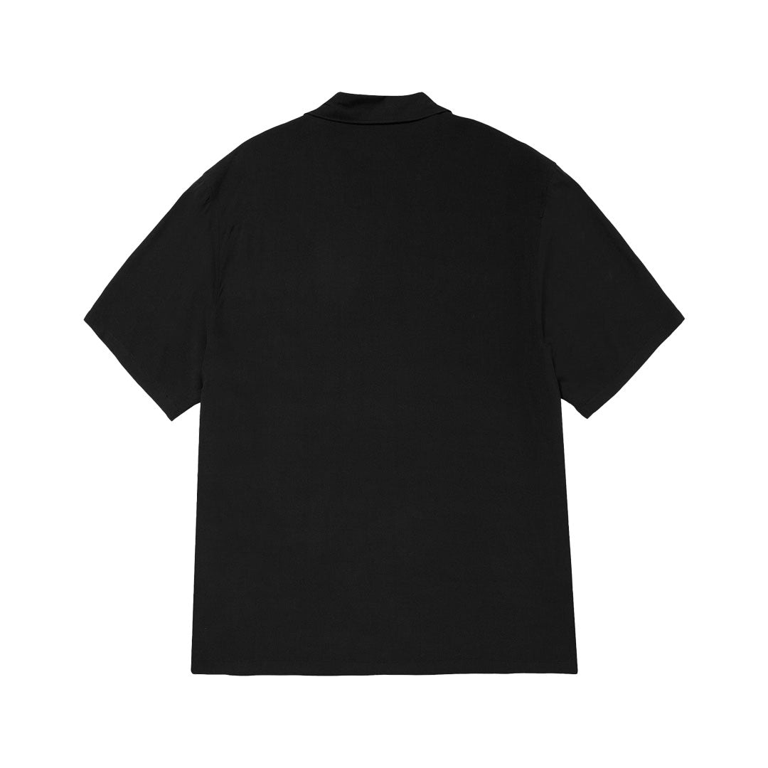 HUF WORLDWIDE(ハフ ワールドワイド)| DOGGED SS RESORT SHIRT / BLACK | スノーボード・スケートボードのTACTICS JAPAN