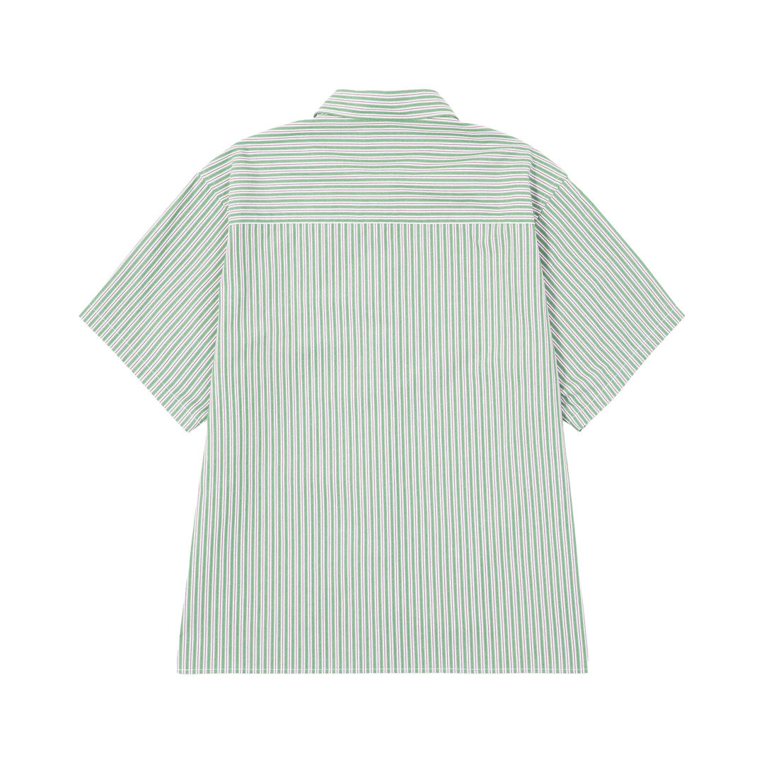 HUF(ハフ)| MEGABLAST STRIPE SHIRT / FOREST GREEN | スノーボード・スケートボードのTACTICS JAPAN