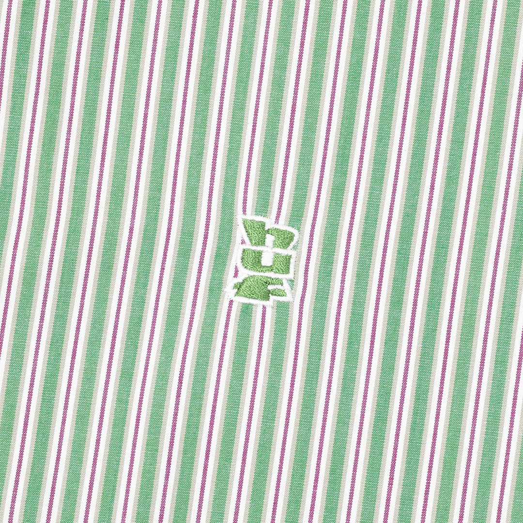 HUF(ハフ)| MEGABLAST STRIPE SHIRT / FOREST GREEN | スノーボード・スケートボードのTACTICS JAPAN