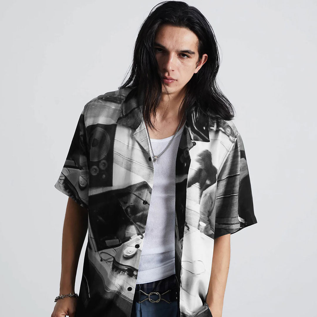 BURNSIDE S/S RESORT SHIRT / MULTI