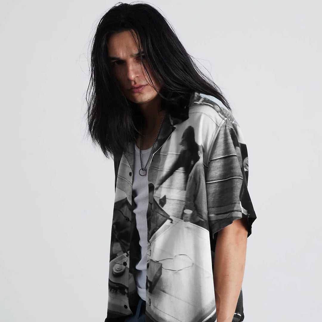 BURNSIDE S/S RESORT SHIRT / MULTI