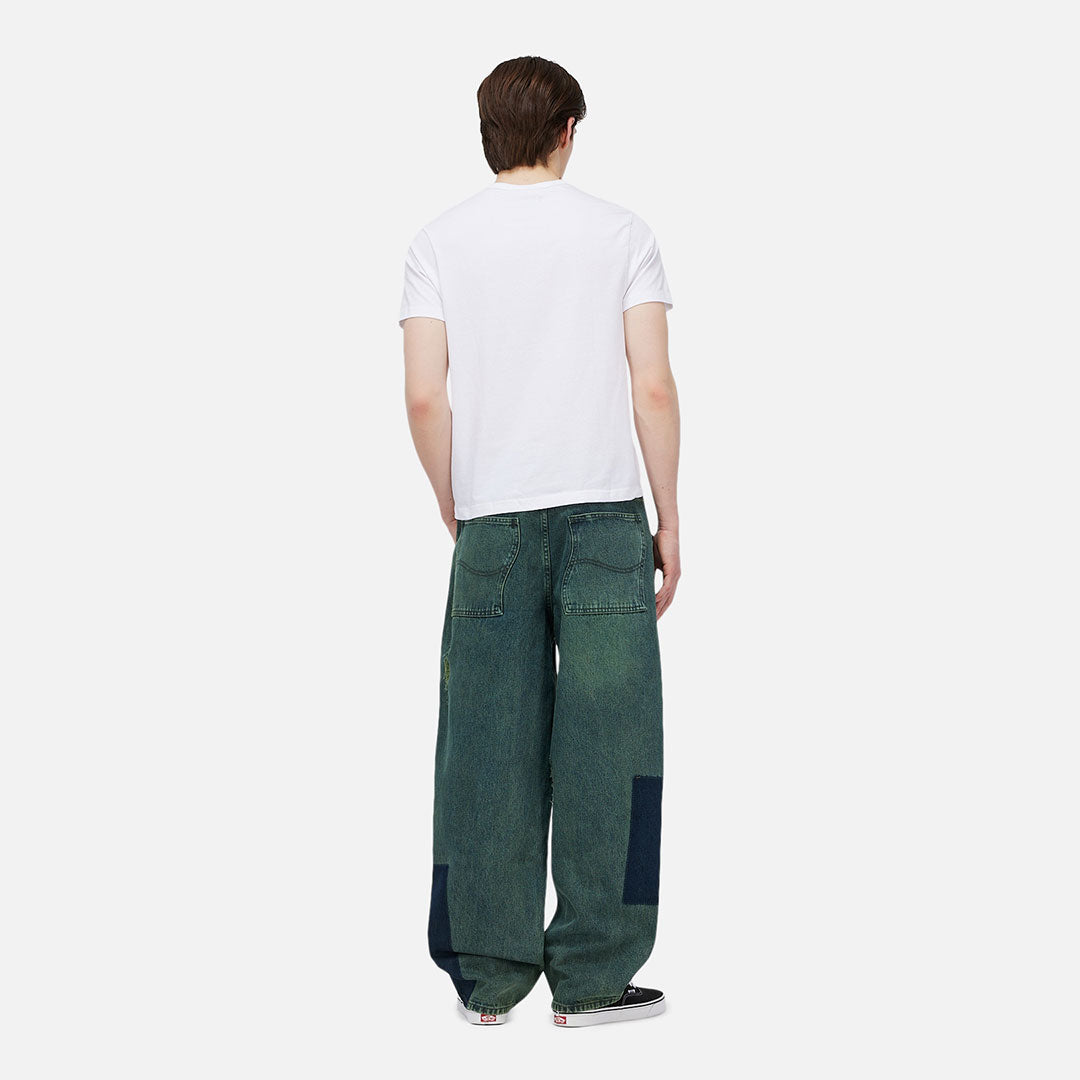 DIME MTL(ダイム モントリオール) | BAGGY DENIM PANTS / DISTRESSED GREEN | スノーボード・スケートボードのTACTICS JAPAN