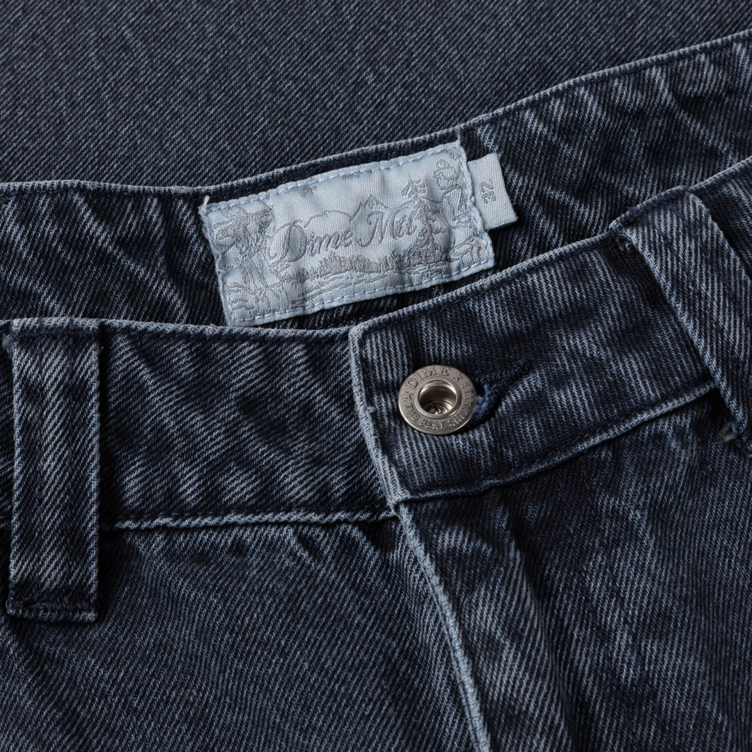 DIME MTL(ダイム モントリオール) | BAGGY DENIM PANTS / OVERDYED BLUE | スノーボード・スケートボードのTACTICS JAPAN