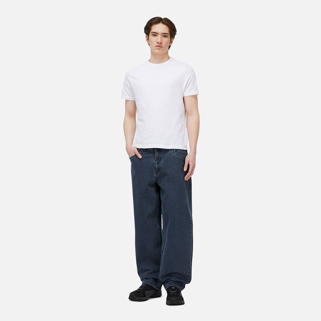 DIME MTL(ダイム モントリオール) | BAGGY DENIM PANTS / OVERDYED BLUE | スノーボード・スケートボードのTACTICS JAPAN