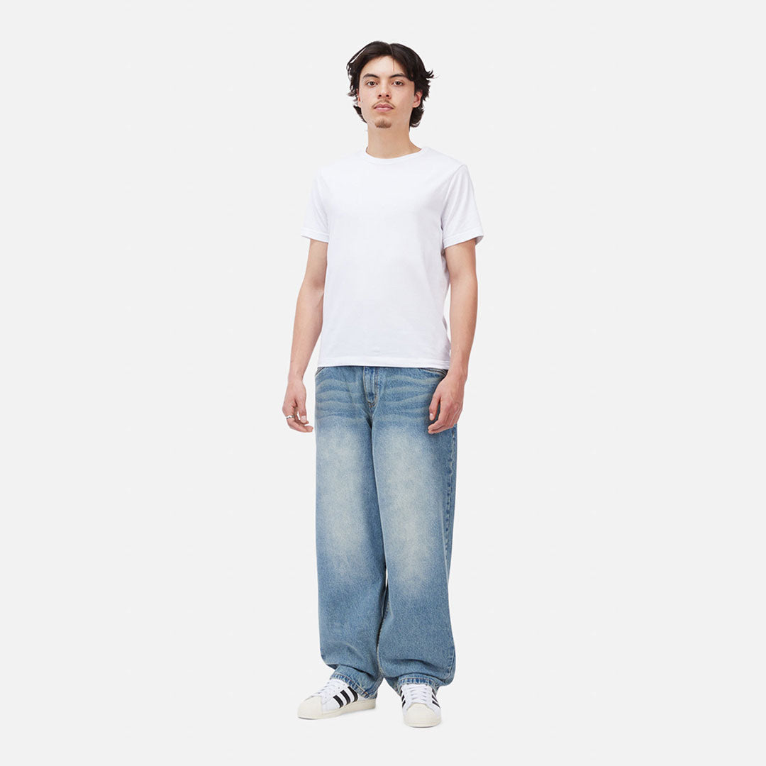 DIME MTL(ダイム モントリオール)| BAGGY DENIM PANTS / SANDBLASTED INDIGO | スノーボード・スケートボードのTACTICS JAPAN