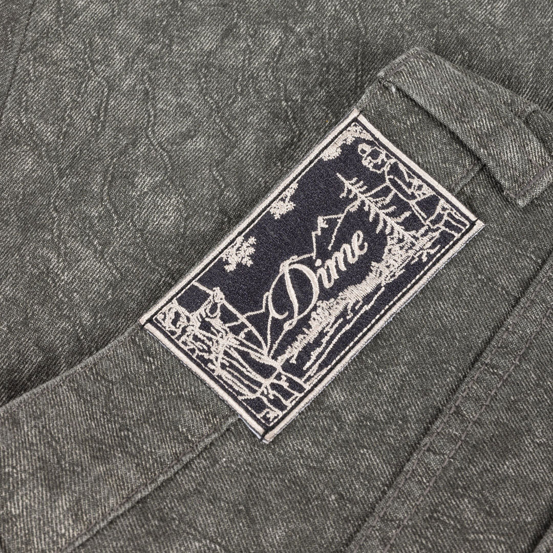 DIME MTL(ダイム モントリオール)| BAGGY DENIM PANTS / ELECTRIC CHARCOAL| スノーボード・スケートボードのTACTICS JAPAN