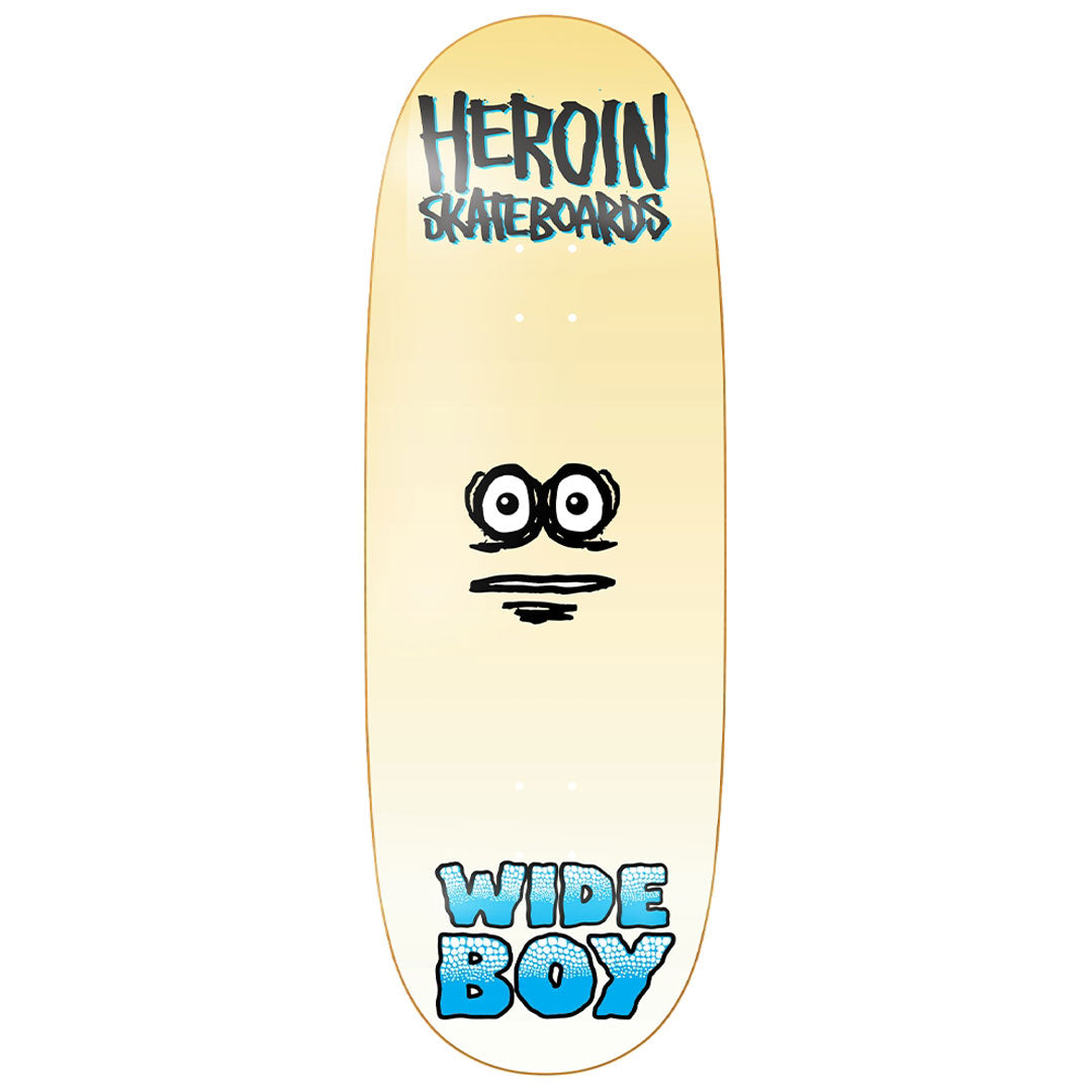 HEROIN SKATEBOARDS(ヘロイン スケートボード)| WIDE BOY FACE DECK - 10.75 | スノーボード・スケートボードのTACTICS JAPAN