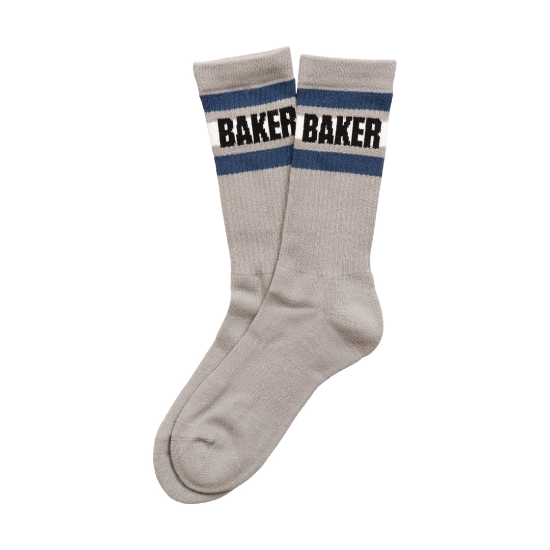 BAKER SKATEBOARDS(ベイカー スケートボード)| BAKERSFIELD SOCKS / GREY | スノーボード・スケートボードのTACTICS JAPAN