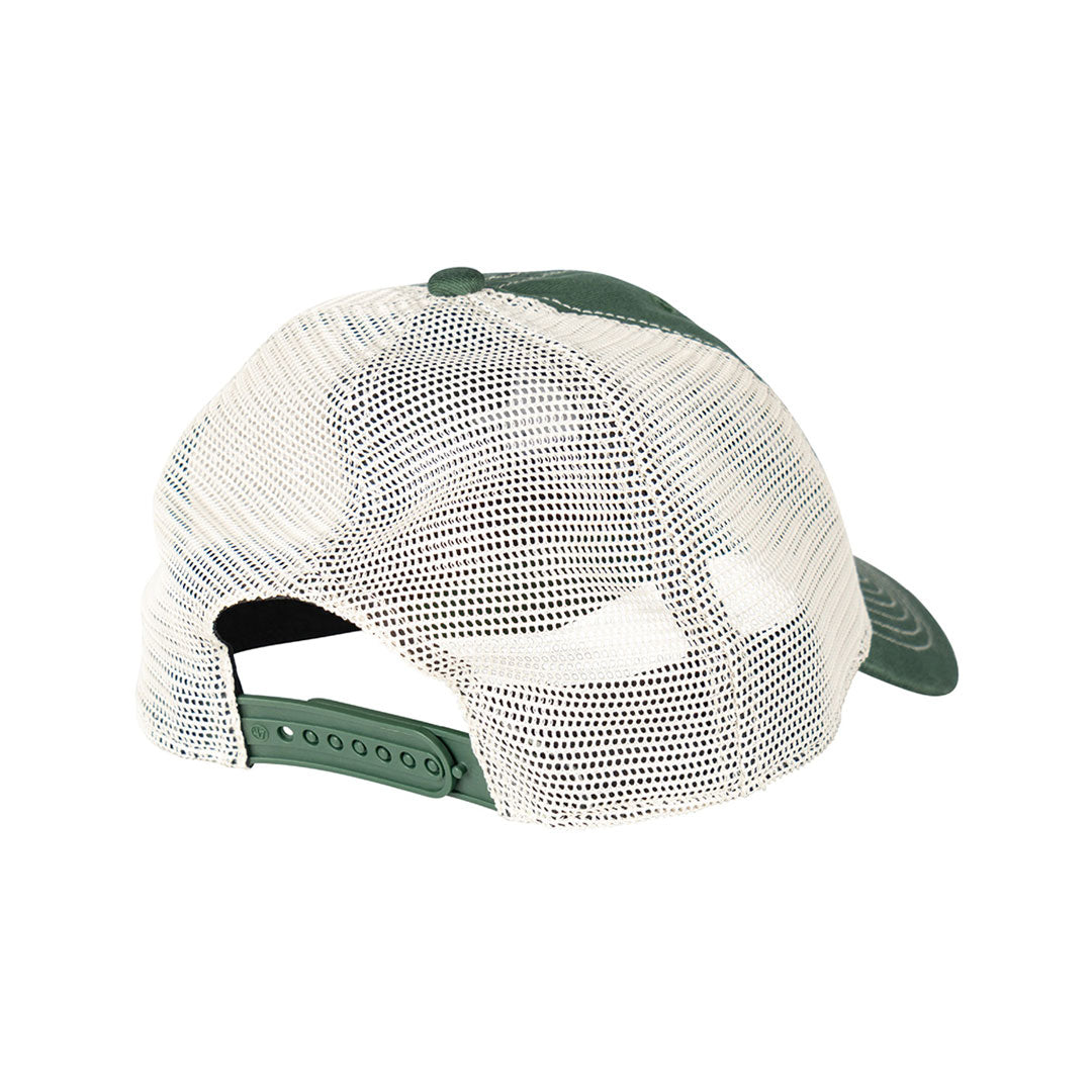 WELCOME SKATEBOARDS(ウェルカム スケートボード)| BARB CONTRAST LOW-PROFILE TRUCKER / GREEN / OFF-WHITE MESH | スノーボード・スケートボードのTACTICS JAPAN