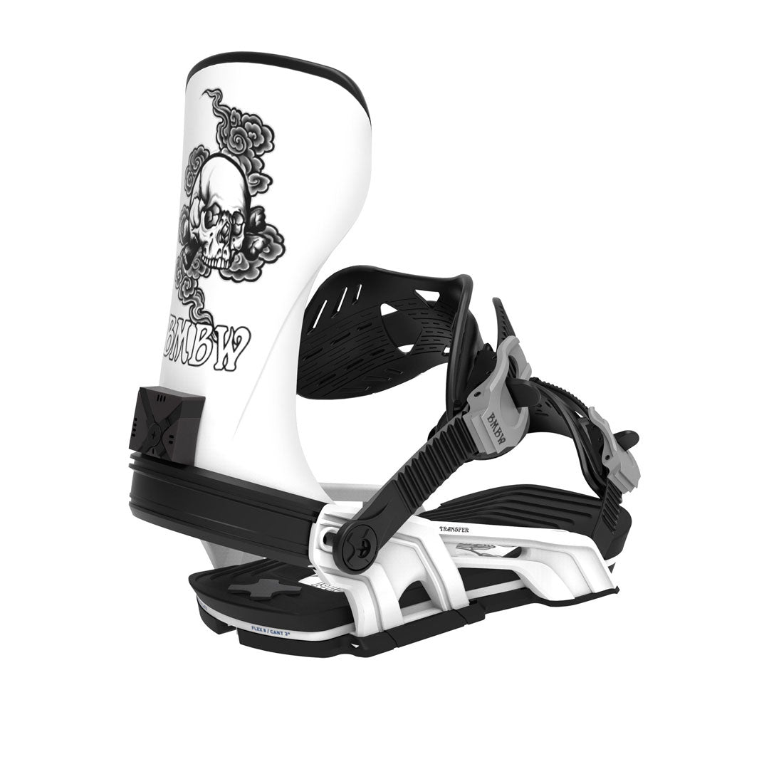 BENT METAL(ベントメタル)| TRANSFER SNOWBOARD BINDINGS 2027 / WHITE | スノーボード・スケートボードのTACTICS JAPAN