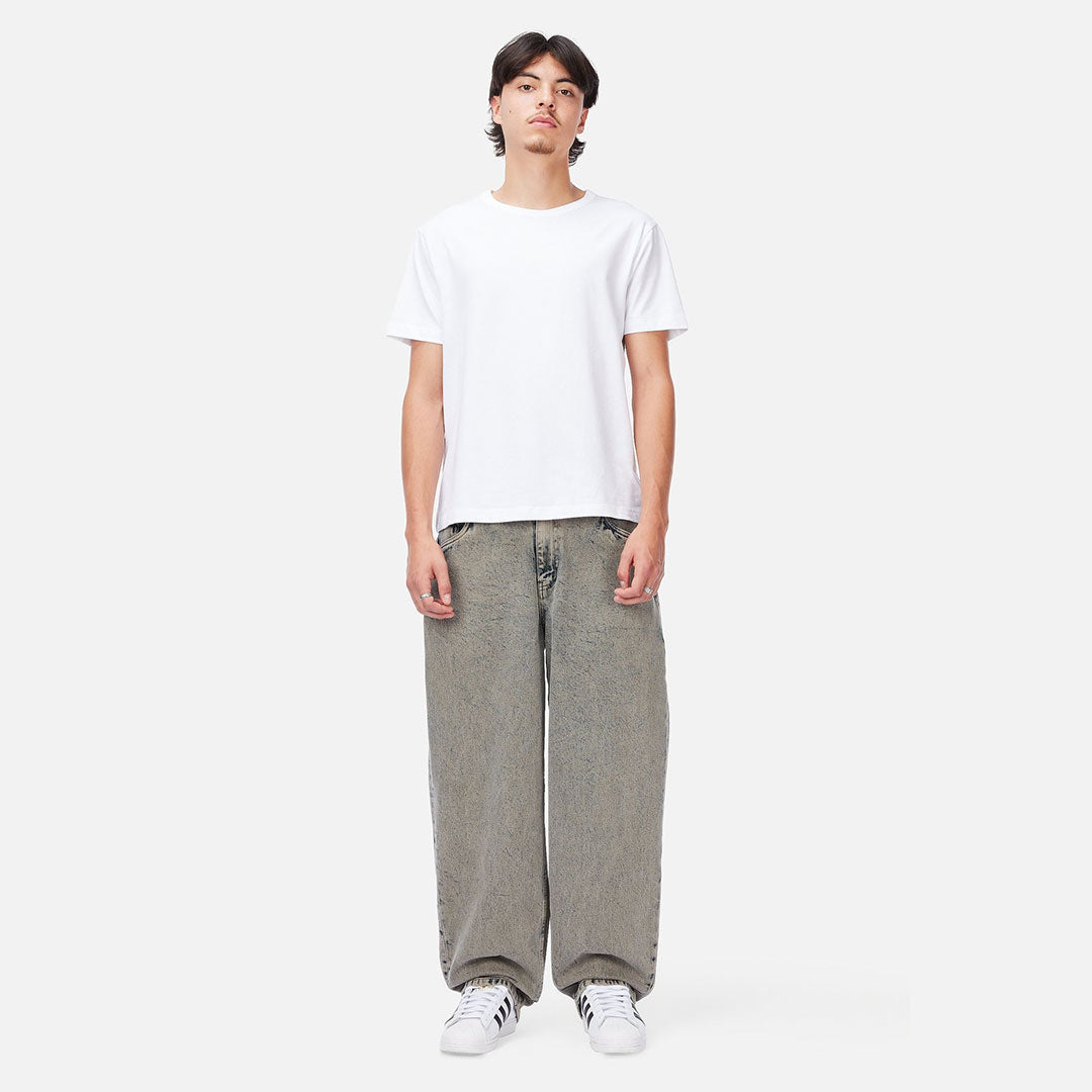 DIME(ダイム)| BAGGY DENIM PANTS / OVERDYED TAUPE | スノーボード・スケートボードのTACTICS JAPAN