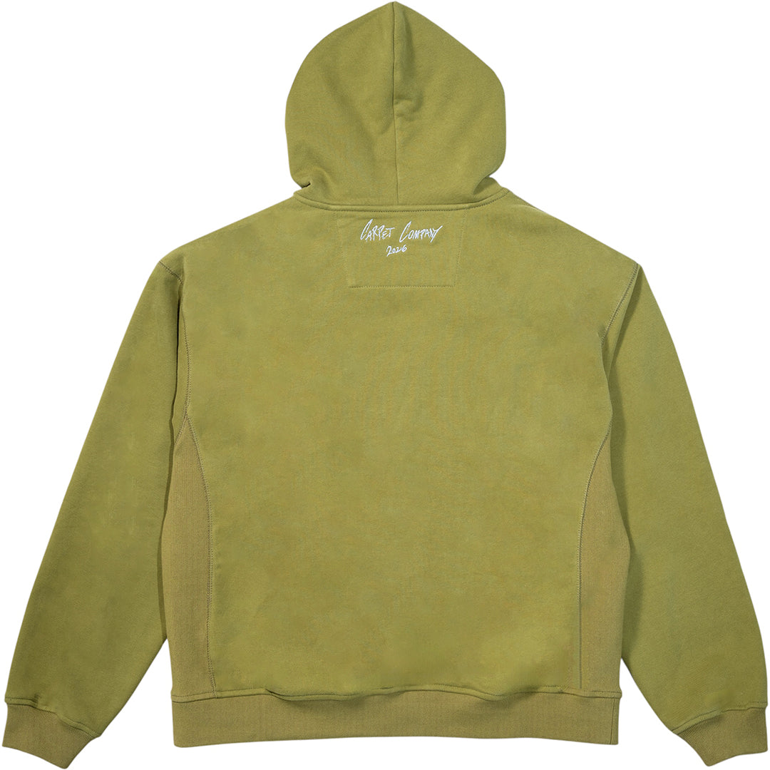 CARPET COMPANY(カーペット カンパニー)| C-STAR HOODIE / GREEN | スノーボード・スケートボードのTACTICS JAPAN