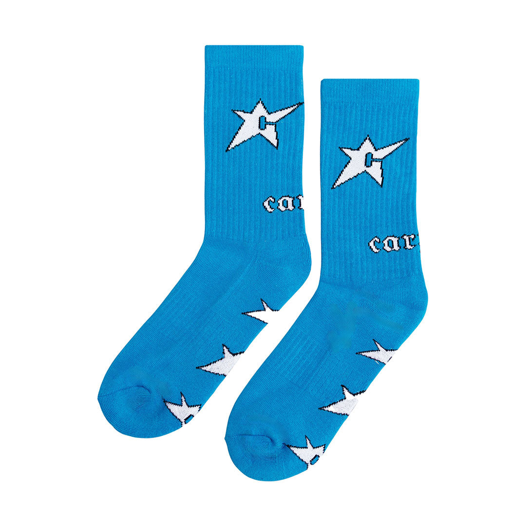 CARPET COMPANY(カーペット カンパニー)| C-STAR SOCK / BLUE | スノーボード・スケートボードのTACTICS JAPAN