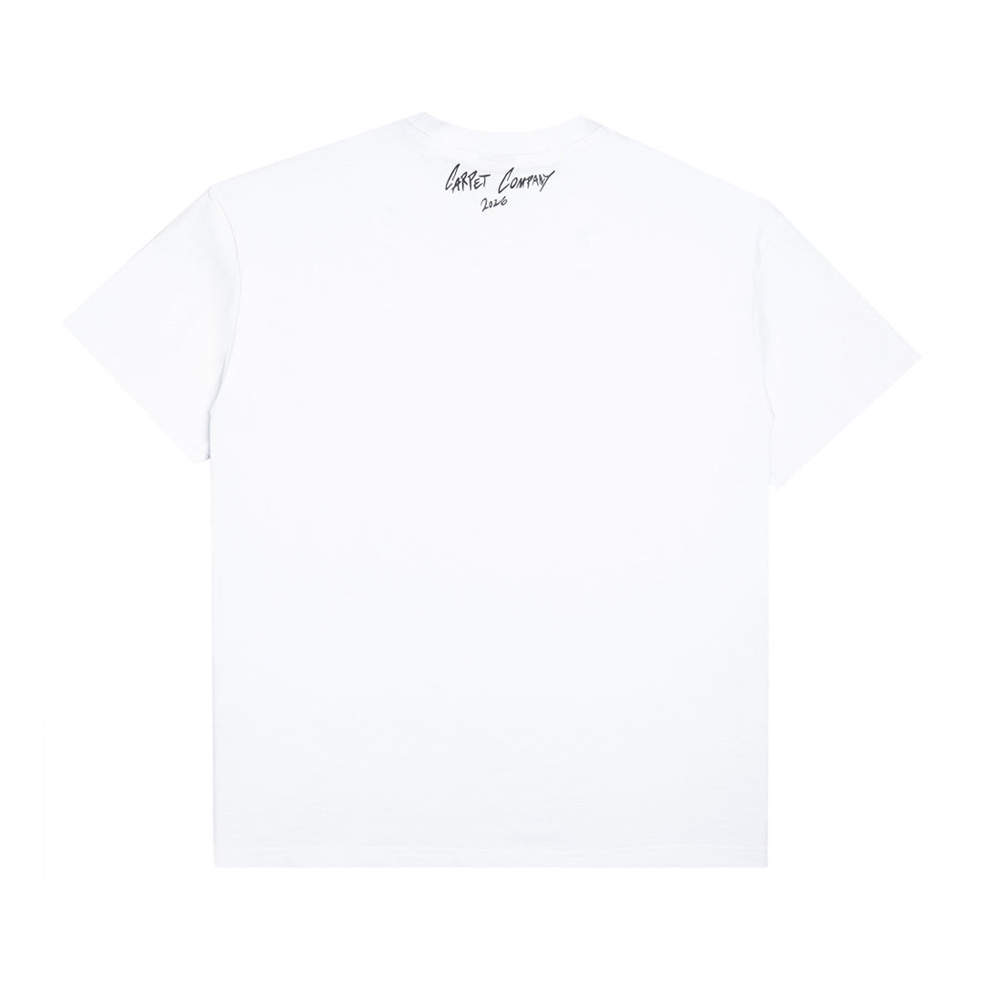 CARPET COMPANY(カーペット カンパニー)| C-STAR METALLIC TEE / WHITE | スノーボード・スケートボードのTACTICS JAPAN
