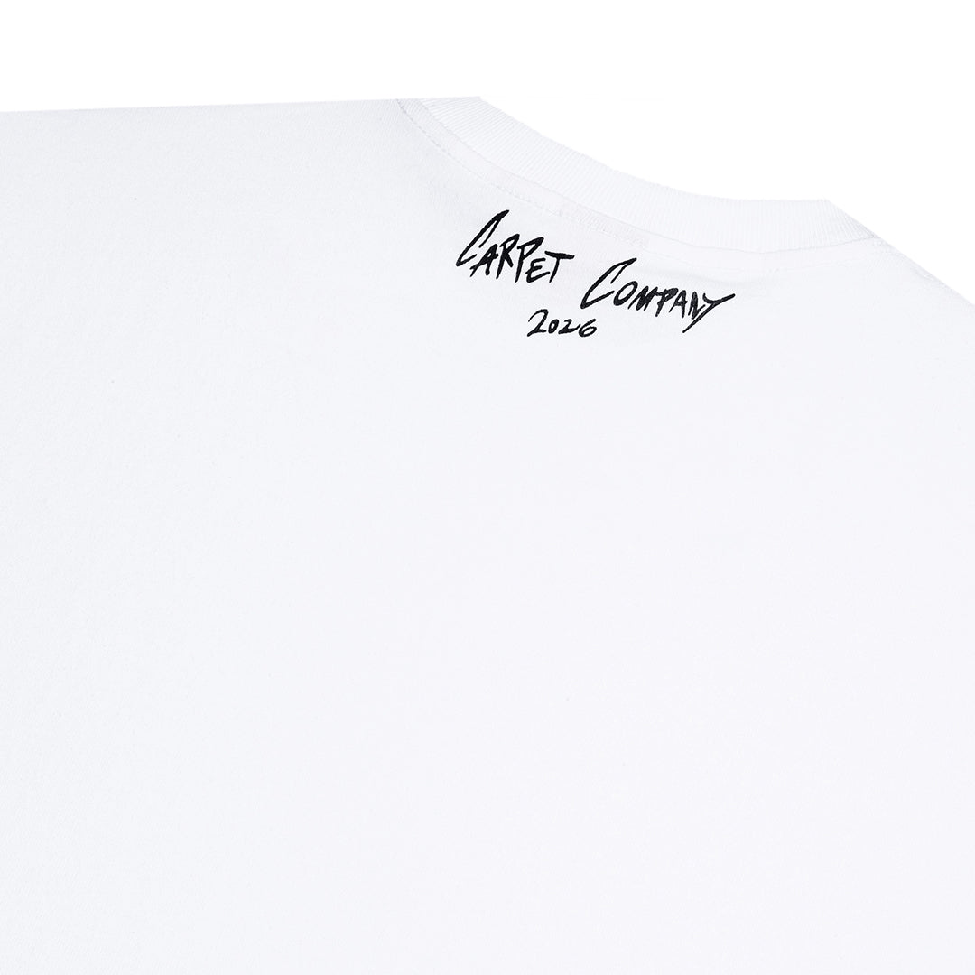 CARPET COMPANY(カーペット カンパニー)| C-STAR METALLIC TEE / WHITE | スノーボード・スケートボードのTACTICS JAPAN