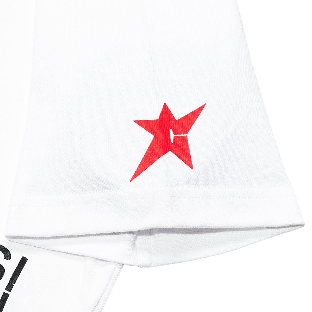 CARPET COMPANY(カーペット カンパニー)| C.C. SUCKS TEE / WHITE | スノーボード・スケートボードのTACTICS JAPAN