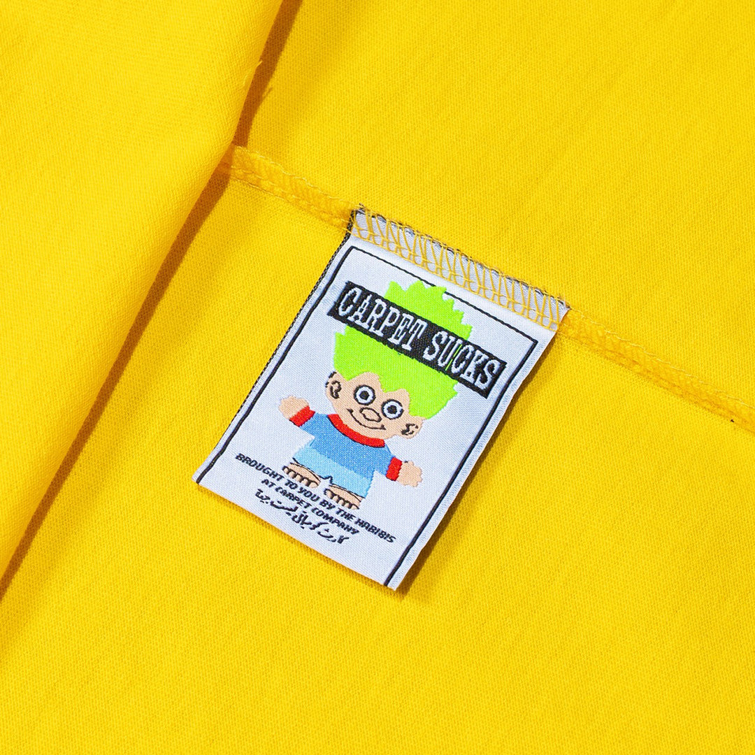 CARPET COMPANY(カーペット カンパニー)| C.C. SUCKS TEE / YELLOW | スノーボード・スケートボードのTACTICS JAPAN