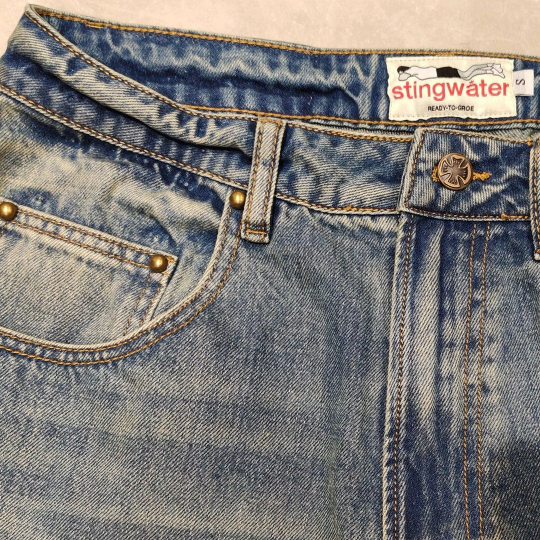 STINGWATER(スティングウォーター)| BIG GROE JEANS / DIRTY BLUE | スノーボード・スケートボードのTACTICS JAPAN