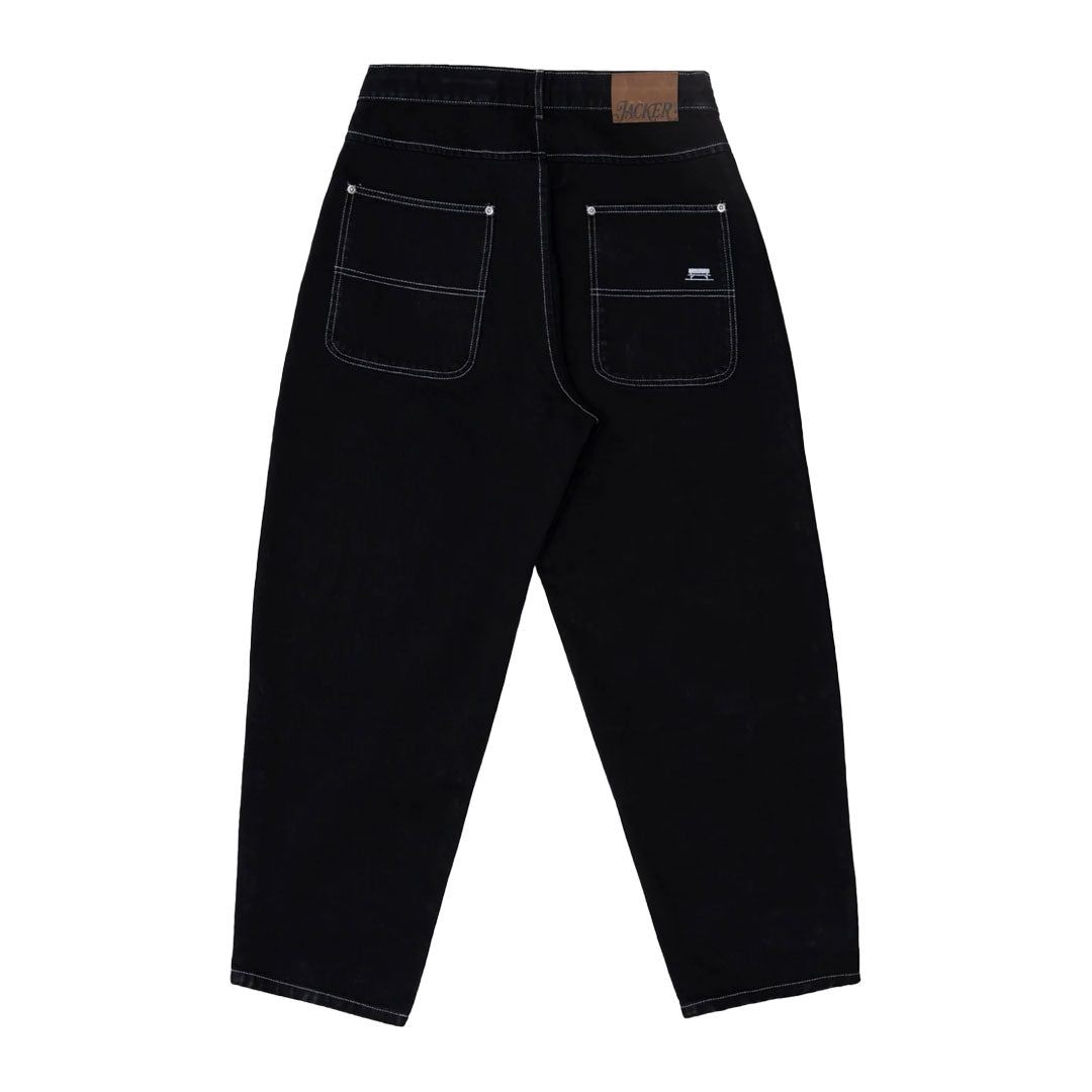 CLASSIC DENIM BAGGY PANT / BLACK