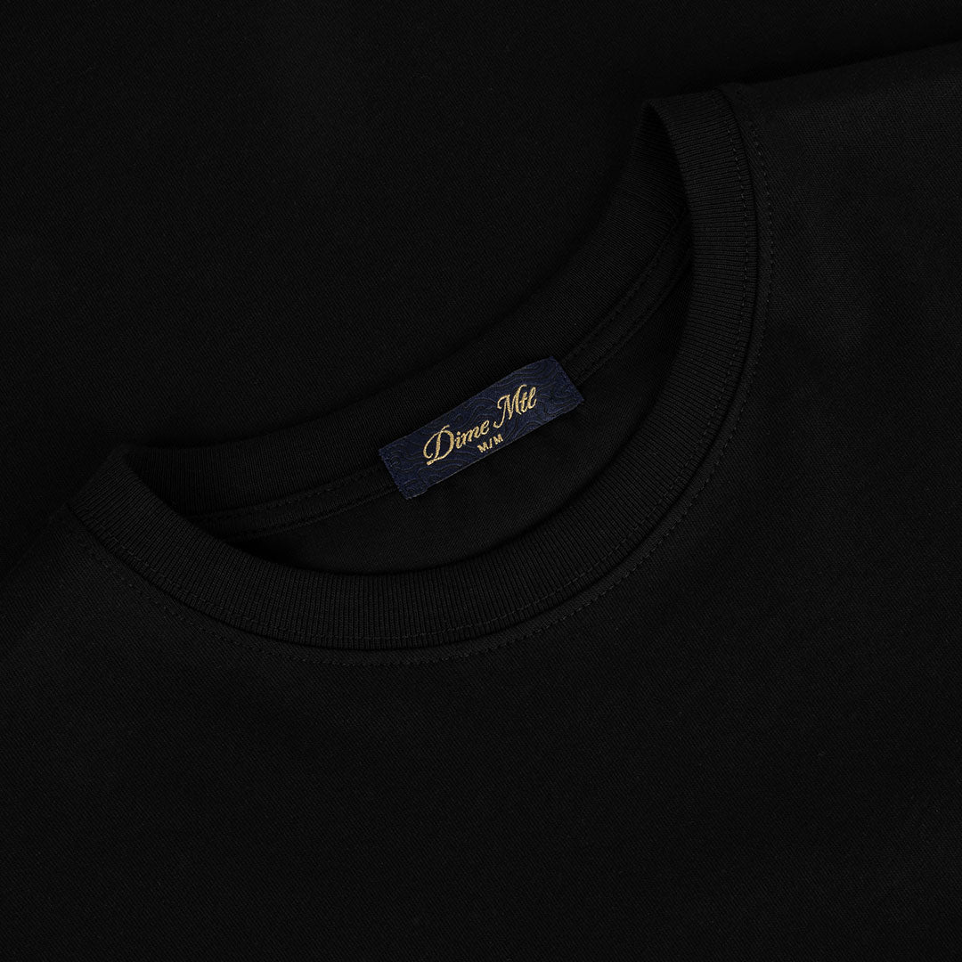 DIME(ダイム)| CLASSIC SMALL LOGO CREWNECK / BLACK | スノーボード・スケートボードのTACTICS JAPAN