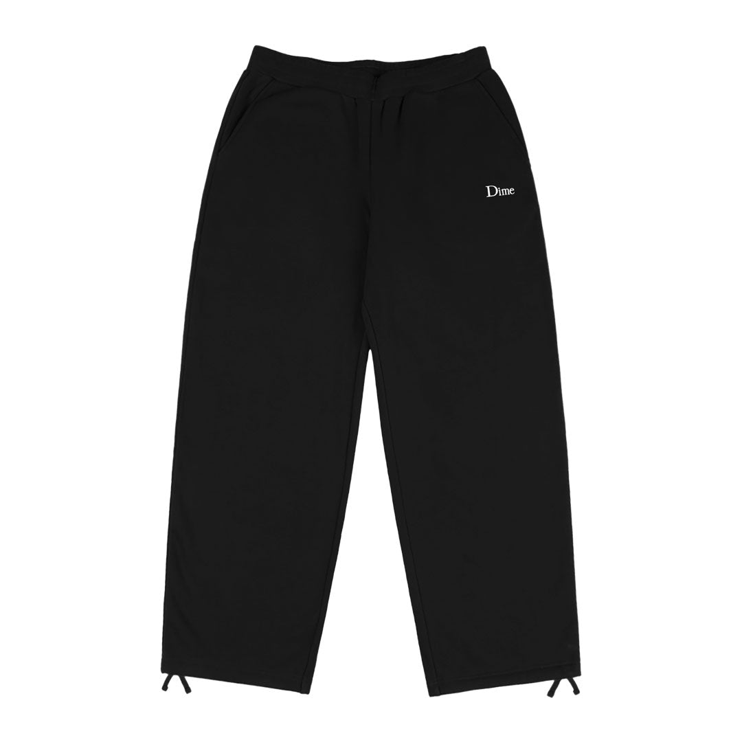 DIME(ダイム)| CLASSIC SMALL LOGO SWEATPANTS / BLACK | スノーボード・スケートボードのTACTICS JAPAN