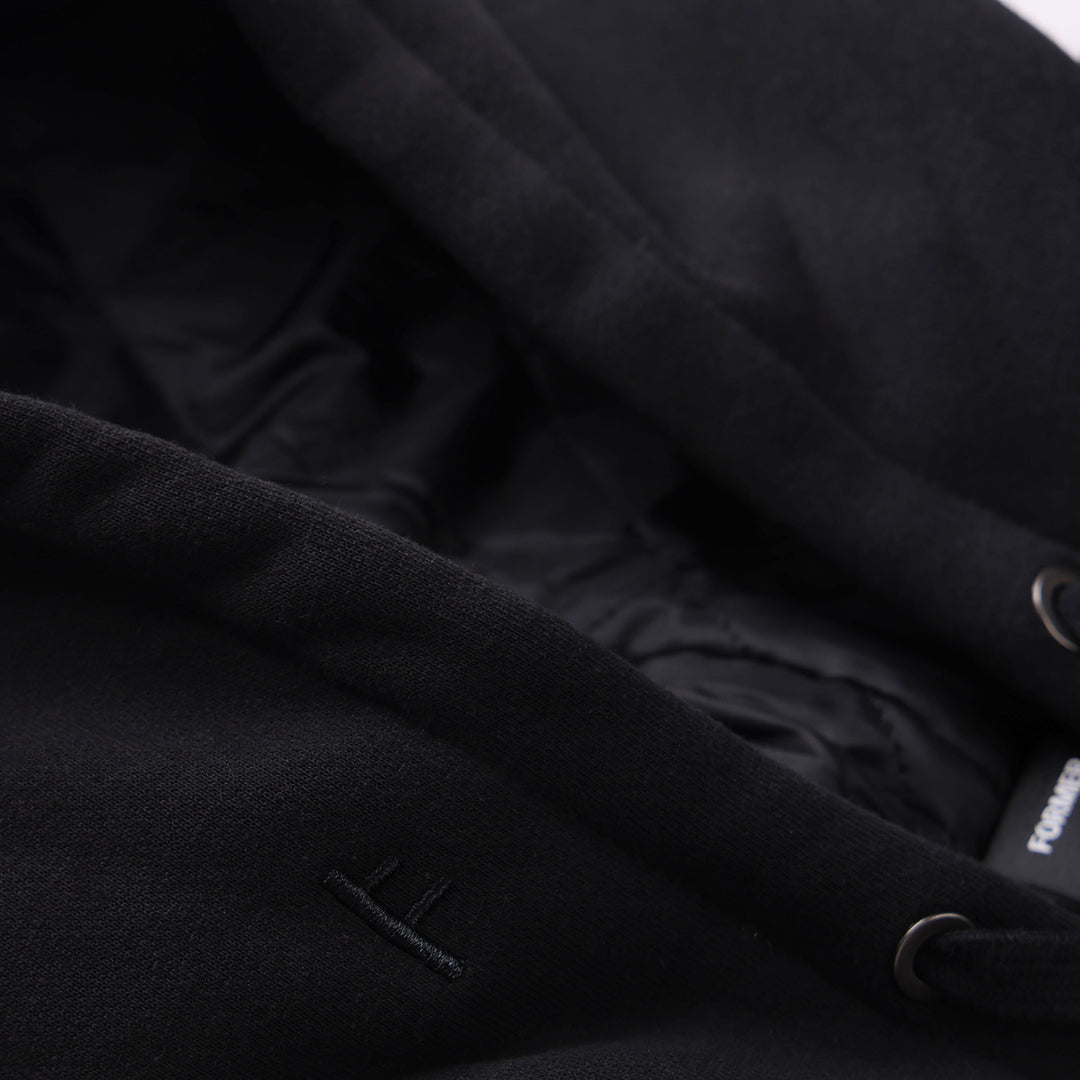 FORMER(フォーマー) | CRUX LINED ZT HOOD / BLACK | スノーボード・スケートボードのTACTICS JAPAN